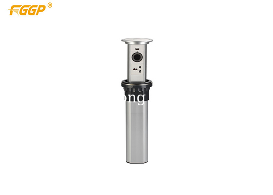 IP44 Protected Motorized Pop Up Countertop Outlet  With 1 Universal Power and Bluetooth speaker and USB