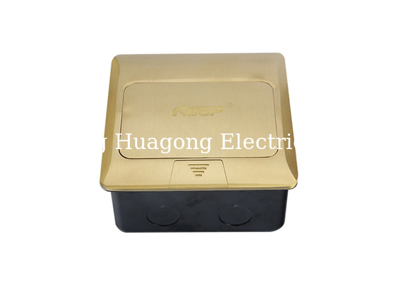 Conference Room Pop Up Power Socket With RJ45 Zinc Copper Alloy Bracket