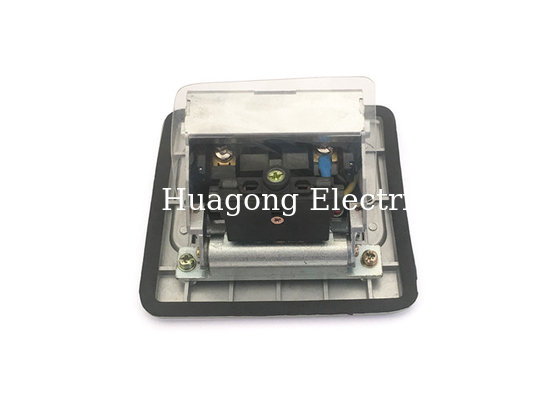 Damped Double Floor Socket 20A 125V 60Hz Recessed Electrical Floor Plugs