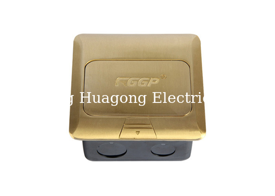 Multi - Application Brass Floor Socket  Pop Up Type With Cast Iron Junction Box