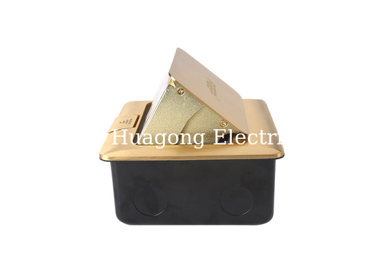 13A 250V Double Floor Socket With 2 X International Multi - Configuration Outlet