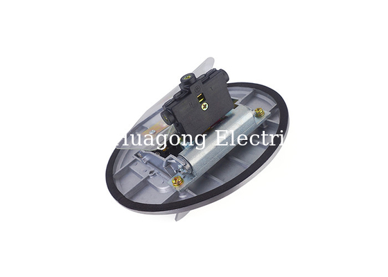 Silver Polished Waterproof Floor Outlet , Duplex 20A Round Pop Up Outlet
