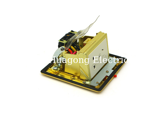 16A 250V Square Electrical Outlet Pop Out High Impact And Mechanical Strength