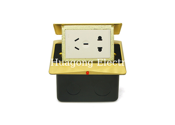 16A 250V Square Electrical Outlet Pop Out High Impact And Mechanical Strength