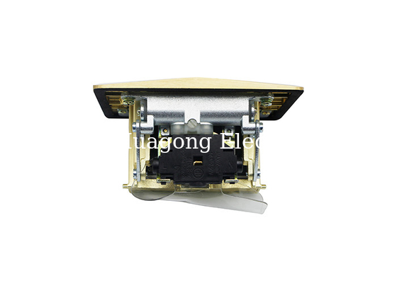 Marble Flooring Mounted Waterproof Floor Outlet With Universal Electrical Plugs Sockets