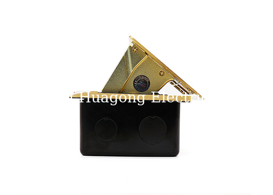 Commercial Waterproof Floor Outlet , Soft Pop Up Power Socket Floor Mounted