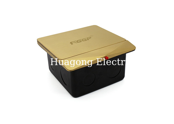 Commercial Waterproof Floor Outlet , Soft Pop Up Power Socket Floor Mounted
