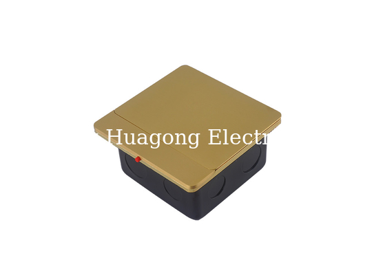Multi - Functional Waterproof Floor Outlet , Residential Electrical Floor Boxes