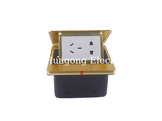 Multi - Functional Waterproof Floor Outlet , Residential Electrical Floor Boxes