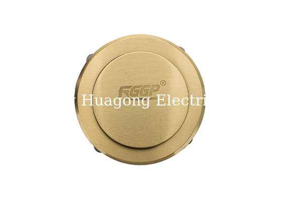 IP65 Rated Round Floor Socket , Electrical Floor Receptacle Long Life
