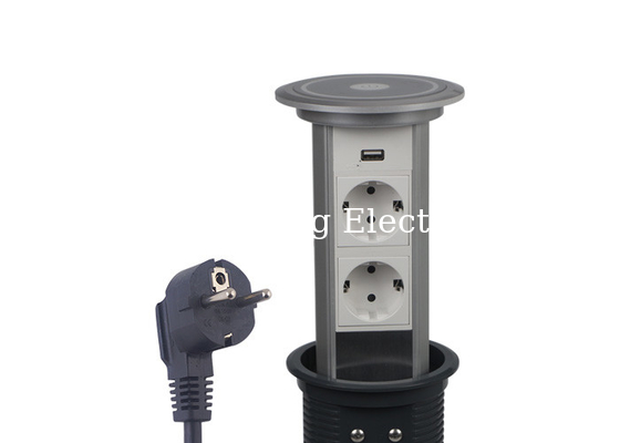 Elevation Type Conference Table Pop Up Box 250V 16A With 2 x EU Sockets