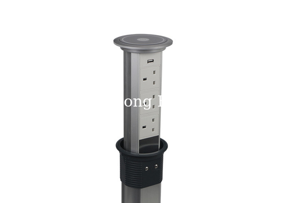 Intelligent Pop Up Counter Outlet , Home Pop Up Electrical Outlet For Countertops