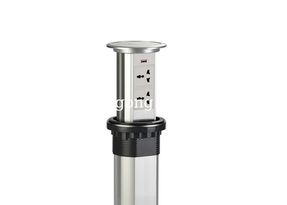 Universal Outlet Motorized Pop Up Socket Fire Proof With Anti - Pinch Protection