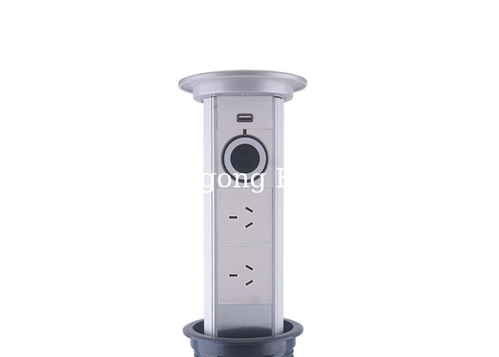 2 x AU Outlets Outlets Automatic Pop Up Socket Durable High Temperature Resistant