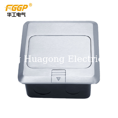 Damped Double Floor Socket 20A 125V 60Hz Recessed Electrical Floor Plugs