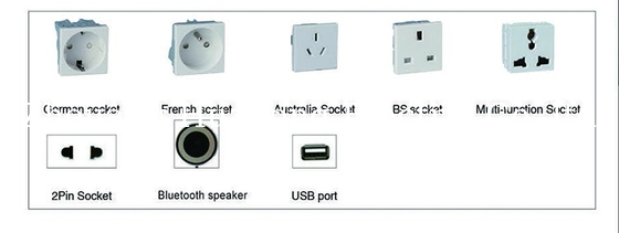 Electric Pop Up Waterproof Floor Outlet Box Socket With 20 Amps Receptacle