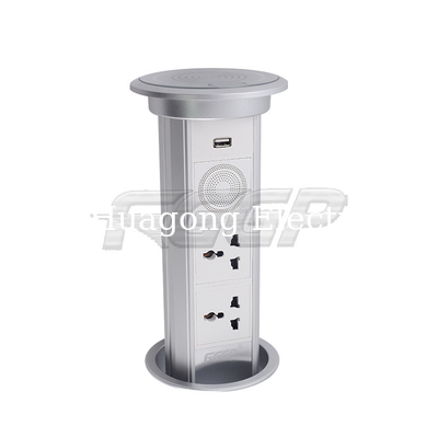 Flame Resisting 2.1A 5V Intelligent Motorised SAA Pop Up Socket