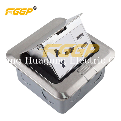 FGGP Network Usb Pop Up Floor Socket Electrical Flush Floor Outlet Cover