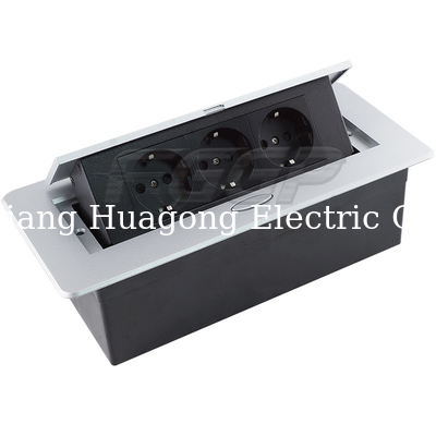 20 Amps 250V Table Pop Up Outlets With Aluminium Alloy Cover