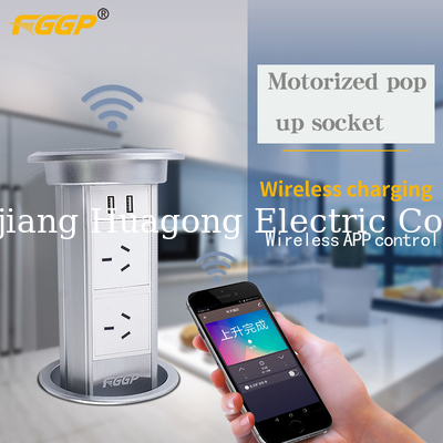 Intelligent Retractable Lifting Pop Up Socket 13A Tabletop Type