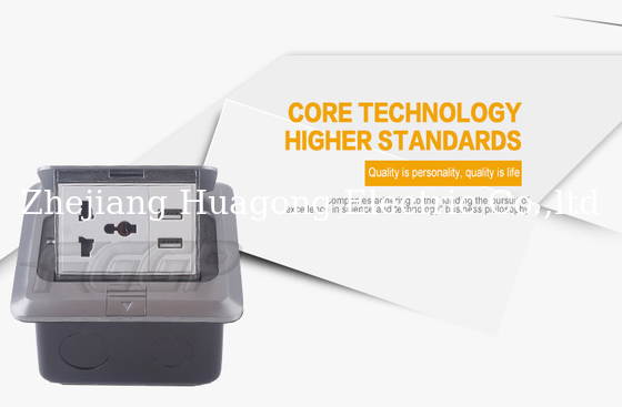 3 Pin 220V 16A Vga Floor Power Outlet With HDM Charger