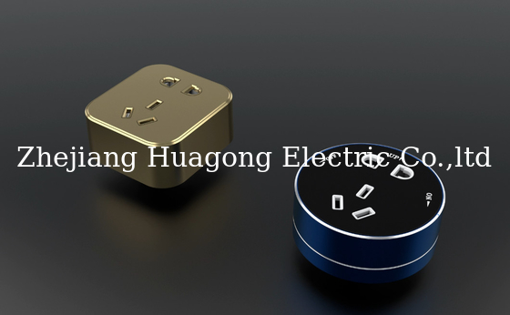 Aluminum Wall Mounted Power Track Socket Electrical Power Socket Track Trail