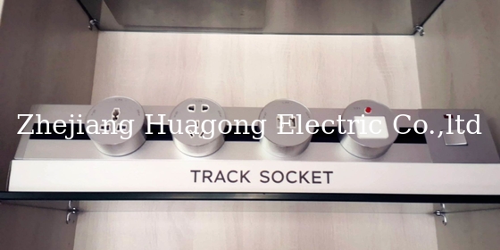 16A Hidden Power Track Socket 3M Kitchen USB Power Socket With LED Light