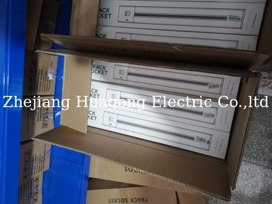 Aluminum Wall Power Track Socket Embedded Orbital Electrical Outlet Panel