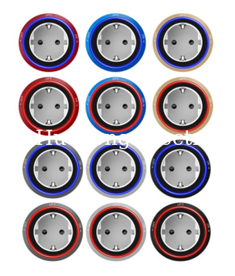 110-250V 25A Aluminum alloy Electrical extension outlet Power strip track system socket with universal multi adaptor plu