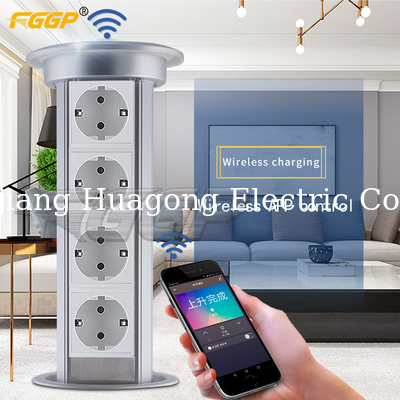 16A Waterproof Circular Power Sockets Desktop Electrical Power Socket