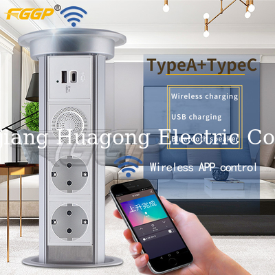 USB Port Kitchen Pop Up Sockets Worktop Retractable Power Sockets