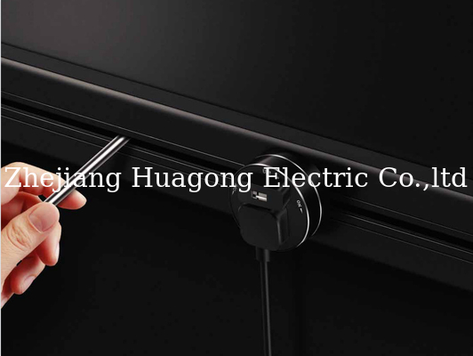 Electrical Wall Mounted Embedded Power Track Socket With Movable Switches