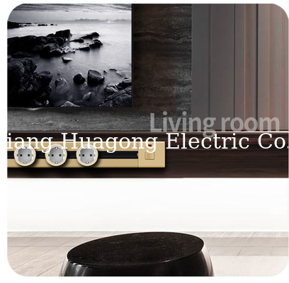 Embedded Hidden Kitchen Desktop Socket Removable 250v 32a Power Track Rail