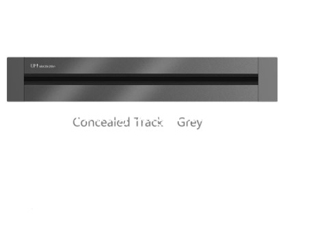 Aluminum Wall Power Track Socket Embedded Office Kitchen Use Track System