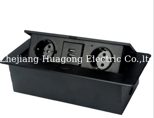 Multi Function Table Pop Up Outlet Mount Hidden Universal Desktop Power Socket