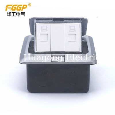 Pop Up Floor Socket RJ45 Data Computer Internet Outlet Stainless Steel Receptacle