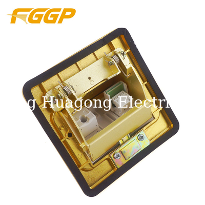 Electrical Mounted Internet  RJ45 Floor Outlet Socket Cat 6 Network With Color Box