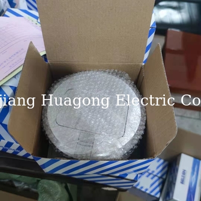 CE British Data Round Floor Socket Box 110V Pop Up With Rj45