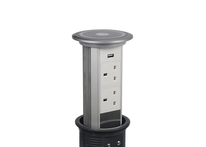 3250W Motorized Pop Up Power Socket White LED For Conference Room ...
