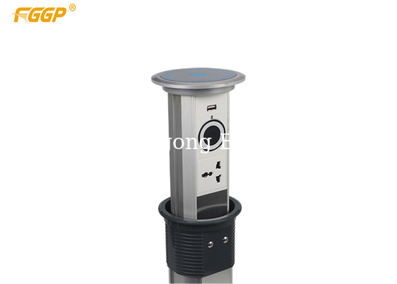 Intellectual Automaic Rasing Up Motorized Pop Up Socket 13A 250V Universal Outlet