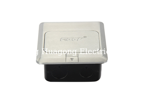 Office SASO RJ45 Floor Plate13A 250V Flame Retardant PC Material Easy Installation