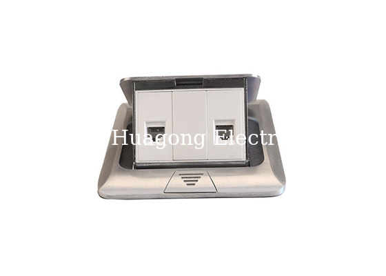 Rj45 Pop Up Floor Socket Outlet Box With Cat 7 Network With High Performance