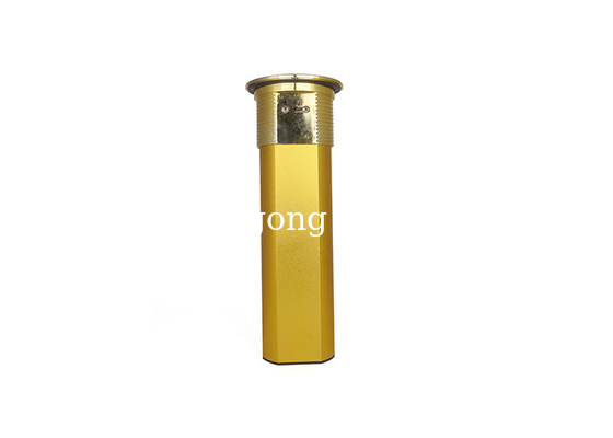 Golden Round Kitchen Pop Up Sockets , Pop Up Receptacles Kitchen Countertop