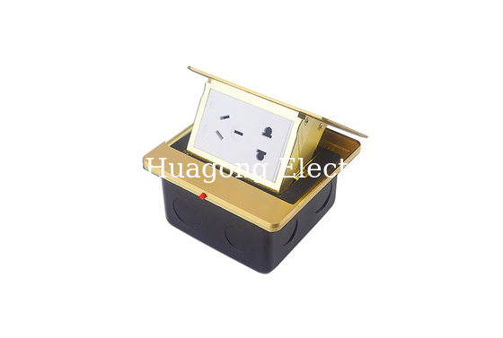 Multi - Functional Waterproof Floor Outlet , Residential Electrical Floor Boxes