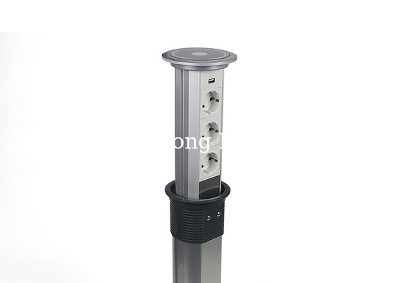 Smart Conference Table Pop Up Outlets High Safety With Anti - Pinch Protection