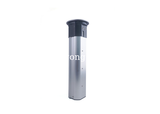 Aluminum Alloy Motorized Pop Up Socket Electricity Protection With Bluetooth Speaker