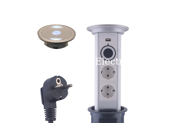 Smart Motorized Pop Up Socket 250V 16A 2 X EU Outlets