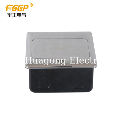 ODM Silver US Plug Pop Up 2 Gang Socket Outlet Schuko Outlet 15A 250V