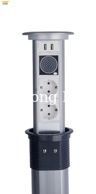 Electric Automatic Phone Kitchen Pop Up Sockets 1 Sockets 2 USB Bluetooth Speaker