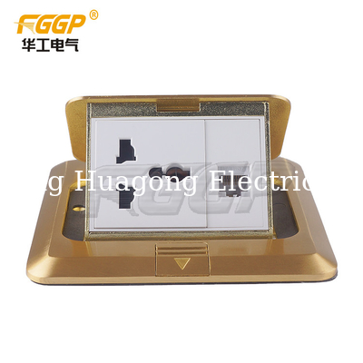 MF Aluminum Plate Duplex Floor HGD 2F Pop Up Power Socket